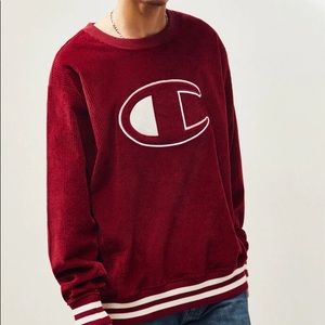 Champions men corduroy crewneck (S)